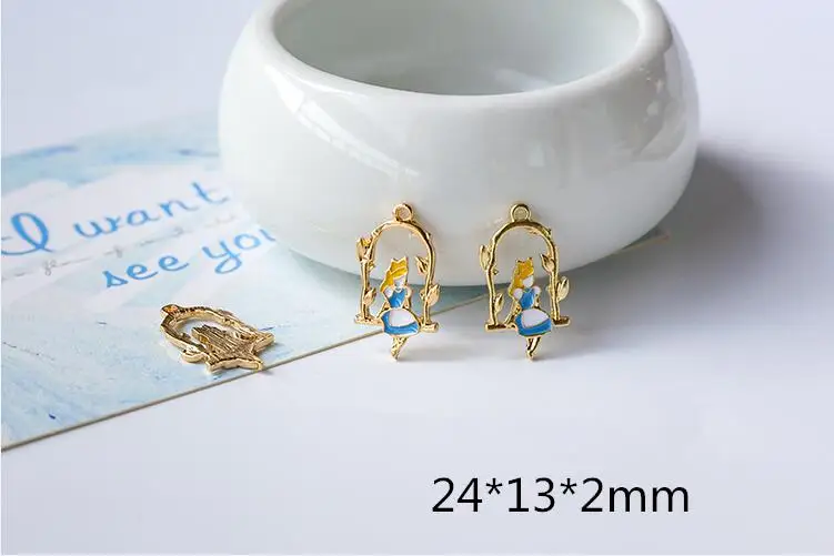 45mm Минимальный заказ 20 шт./лот бусины со сквозными отверстиями украшения ручной работы медная проволока объемные ветки самодельные кулоны в форме ювелирные изделия серьги подвески - Окраска металла: 45mm
