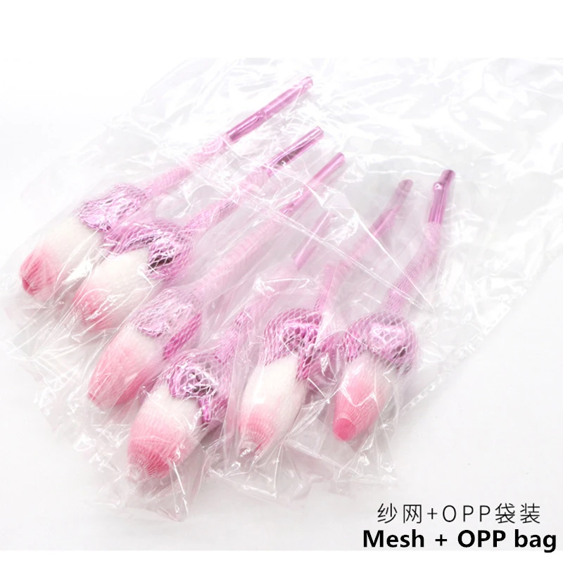 Sdreefge 1/6 pcs набор кистей для макияжа 3 цвета профессионального визажиста Румяна