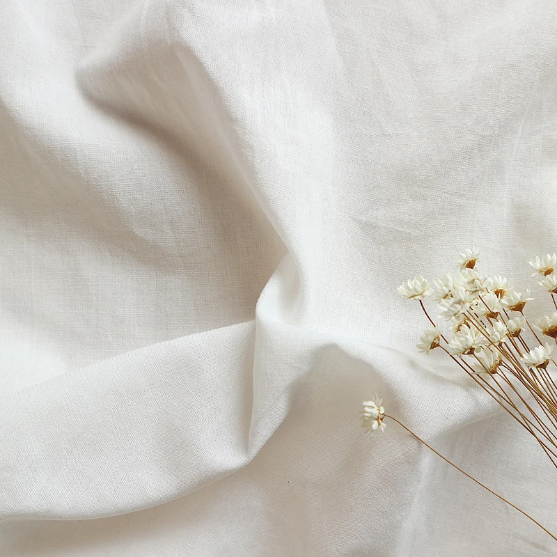 

50*150CM Solid White Material cloth Fabric Lining for DIY Sewing curtain doll sheet bag table clothes heathy eco-friendly *30