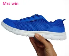 35- 46 new summer men running shoes women sneakers mesh gym jogging tennis Outdoor Flat walk Mesh hollow sport shoes