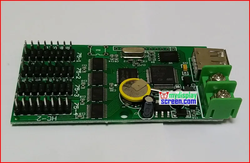 Async usb full color video controller,192 * 128, 384 * 64 control area, 4 hub75 ,support iamges, video, text program
