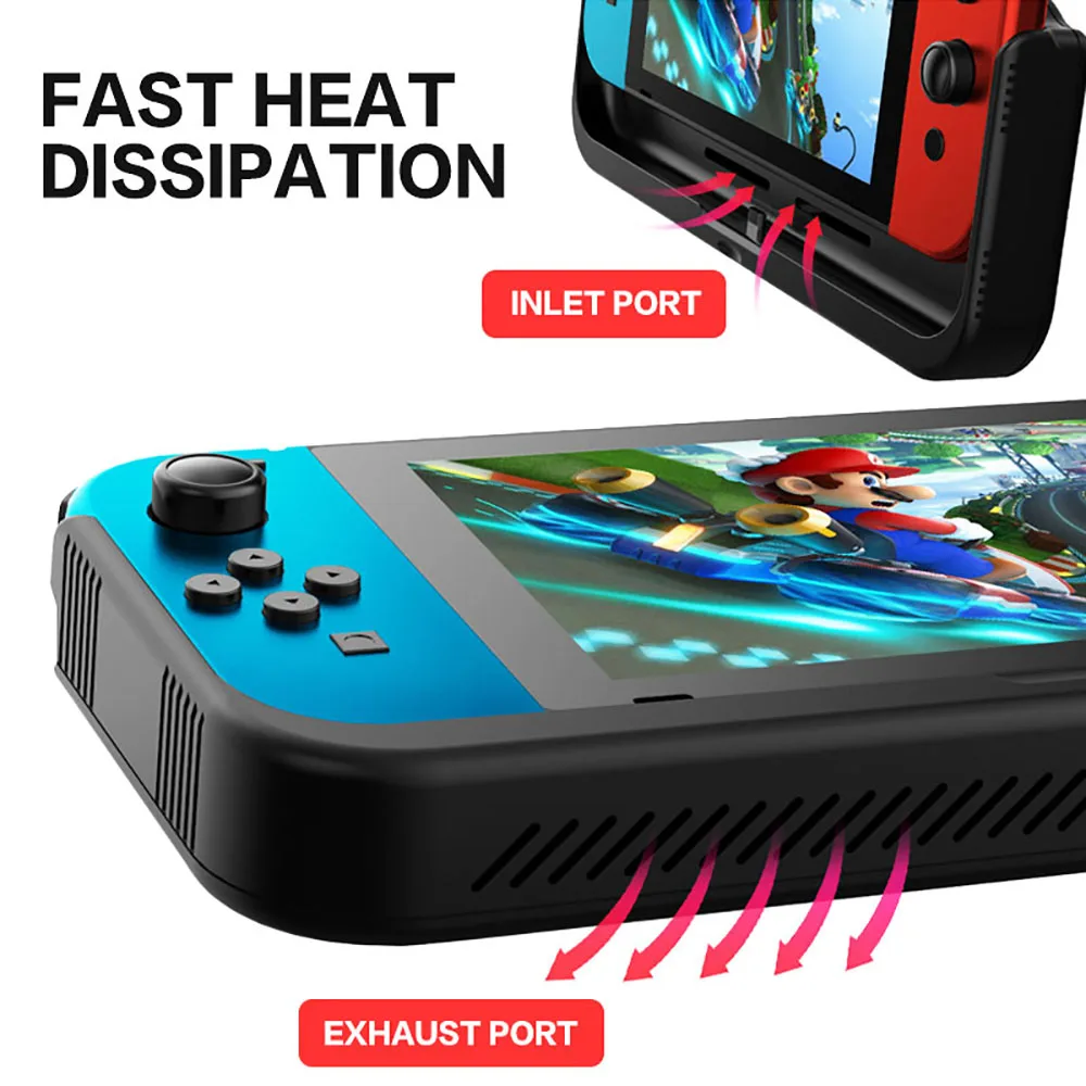 Günstig 10000 mAh Batterie Ladegerät Fall Für Nintend Schalter NS Luxus Leder Fall Halter Stehen Abdeckung Für Nintendo Schalter Power Bank fall