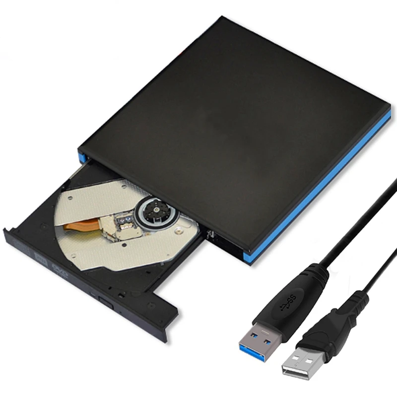Внешний Usb 3,0 Cd Проигрыватель Dvd ROM Оптический привод Dvd горелка ридер Dvd рекордер