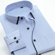 Новое поступление, Мужская демисезонная рубашка с длинным рукавом, очень большая, высокое качество, формальная рубашка с длинным рукавом размера плюс M-6XL7XL 8XL 9XL 10XL 73092