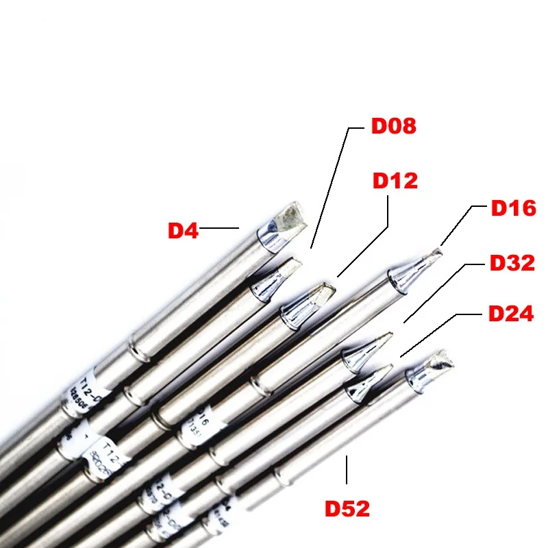 T12 жало паяльника T12-BC1Z BC2Z BC3Z BC4Z D4 D08 D12 D16 D24 D32 D52 DL12 DL32 DL52 для Hakko Soldering Station T12 серии