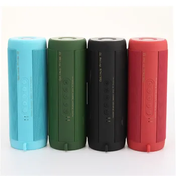 

4 colors are available Wireless Portable Speaker Stereo Sound System bluetooth speaker with Flashlight IPX5 Waterproof
