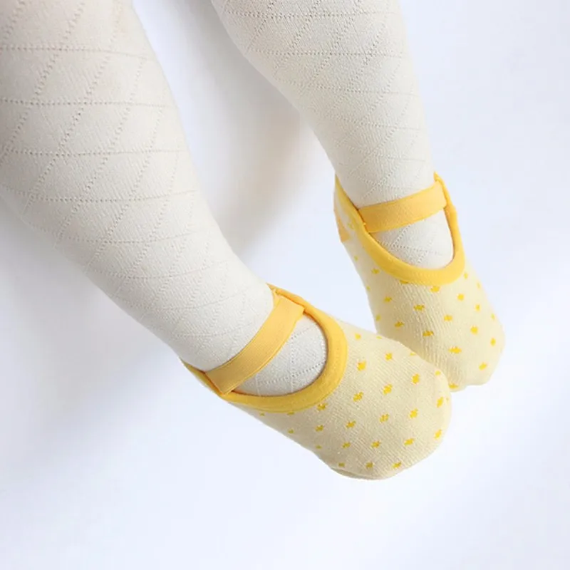 New Baby Socks Warm Boy Girls Cotton Socks Dot Soft Infant Floor Sock Anti Slip Toddler Home Wear Autumn Winter Baby Accessories (1)