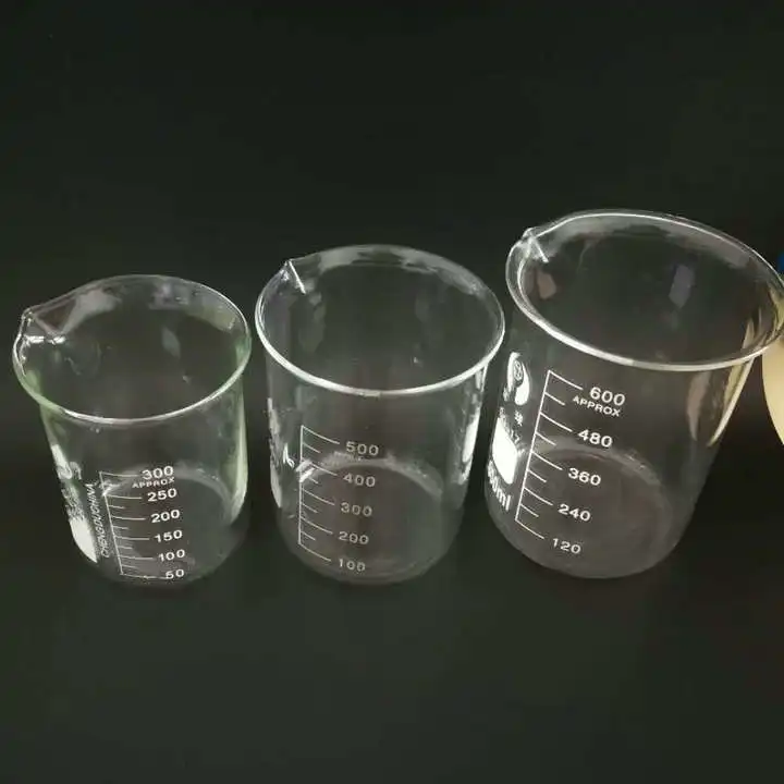 3 шт./компл. 100/300/500 мл Стекло стакан для лабораторных тестов, мерный стаканчик объемный Стекло посуда малая лабораторная мельница Эксперименты