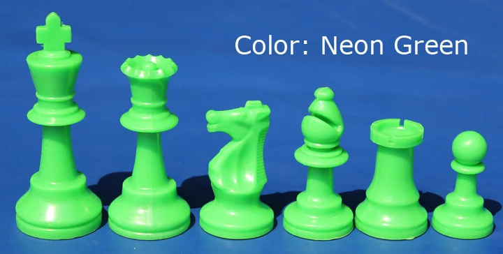 Международная торговля Цвет Стандартный конкуренции шахматная фигура(Ван Гао 97 мм, 17 шт./компл
