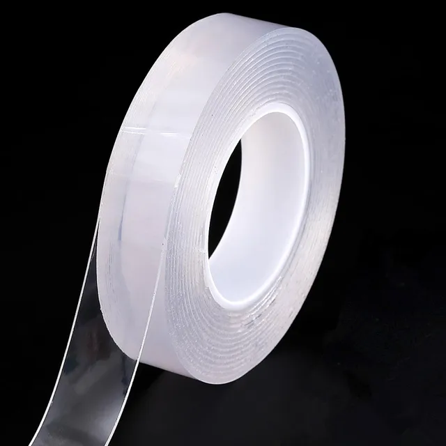 Traceless Washable Adhesive Tape Reusable Clear Double Sided Anti Slip