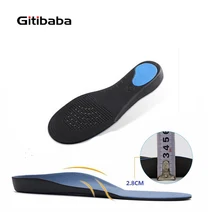 High Quality 3D Premium Comfortable plush cloth Orthotic insoles Flat Feet arch support insoles orthopedic silicone men and 005