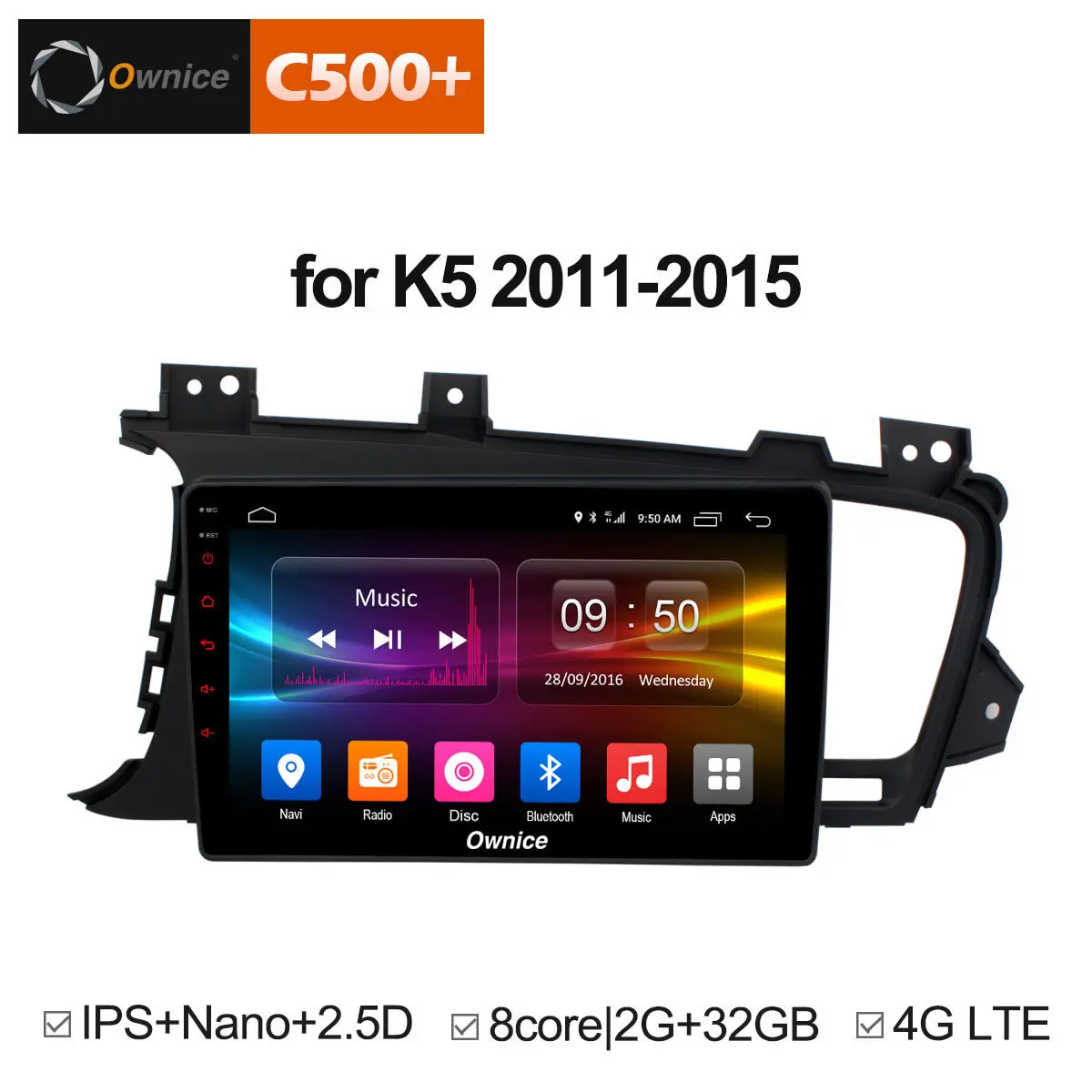 Ownice C500+ G10 Octa Core Android 8.1 Car DVD 32G Player for Kia K5 Optima 2011 - 2015 gps radio stereo head units 4G LTE DAB+