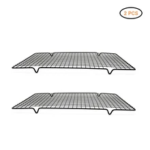 2 шт./компл. антипригарная металлическая охлаждающая стойка сетка для выпечки лоток для бисквитного печенья сушильная подставка для хлеба кулер держатель инструменты для выпечки