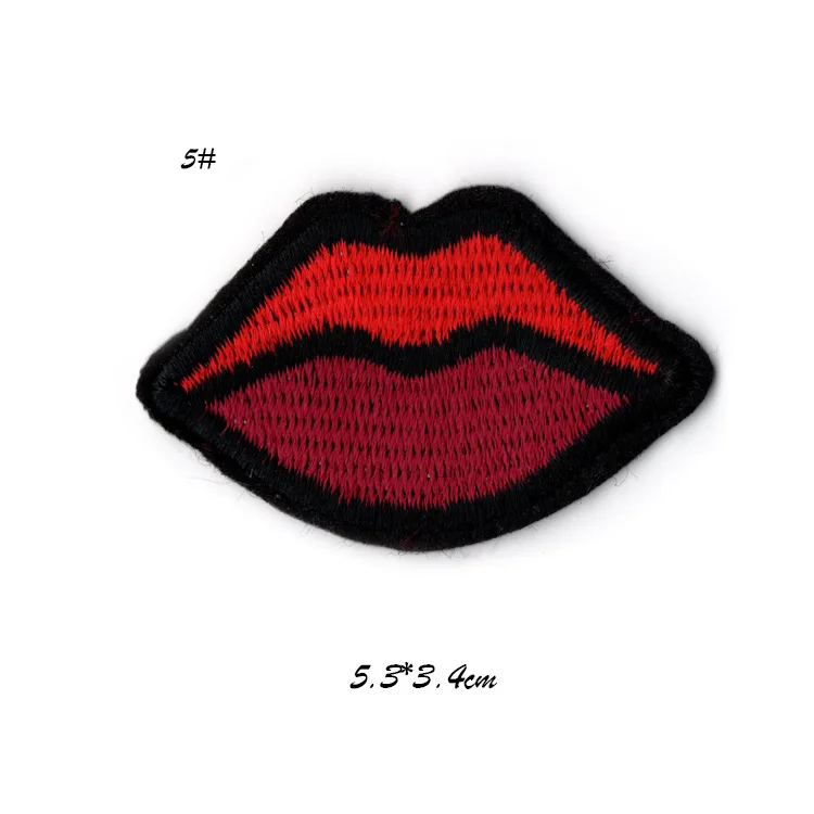 mouth lips patches for clothes 8