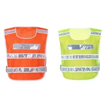 Спорт на открытом воздухе Велоспорт безопасность светоотражающий жилет желтый дорожный мотоцикл ночной гонщик жилет одежда