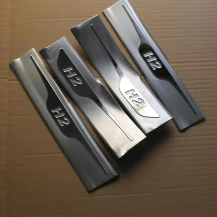 for Great Wall Harvard H2 on the threshold Built-in article greeter pedal stainless steel 4 pieces/sets of | Автомобили и