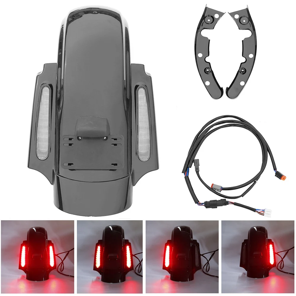 

CVO Style Rear Fender LED System For Touring Street Glide Road King Road Glide Electra Glide 2009-2013 FLHTP FLHTCU FLHRC