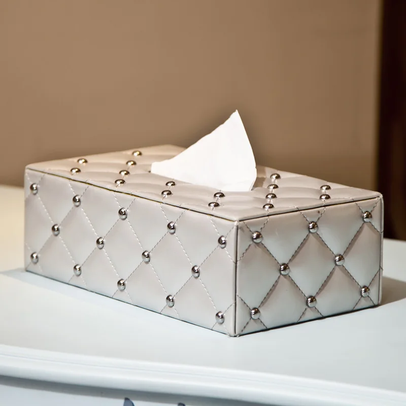 

Free shipping ou smoke paper napkin box sitting room Leather tissue box Creative contracted car tissue boxes