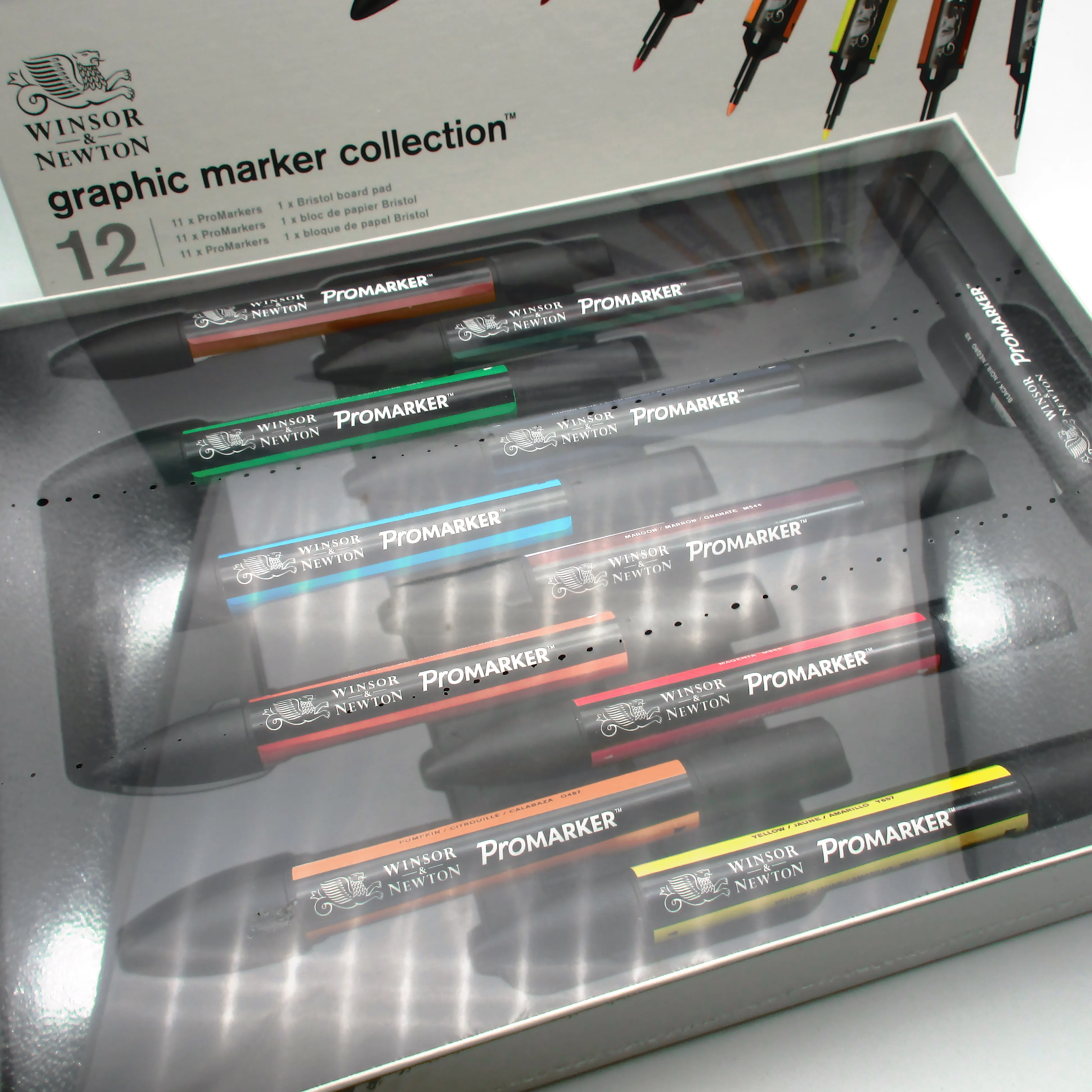 Winsor& Newton коллекция графических маркеров Promarker маркеры бумаги набор профессиональных маркеров с Bristol доска Pad