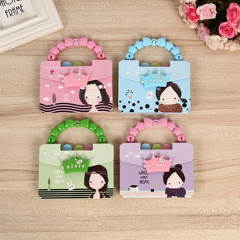 Coloffcie Creative Cute rRabbit Portable Password Diary Notebbok Children's notebook Student Prizes School Supply Random Color Coloffcie Creative Cute rRabbit Portable Password Diary Notebbok Children's notebook Student Prizes School Supply Random Color
