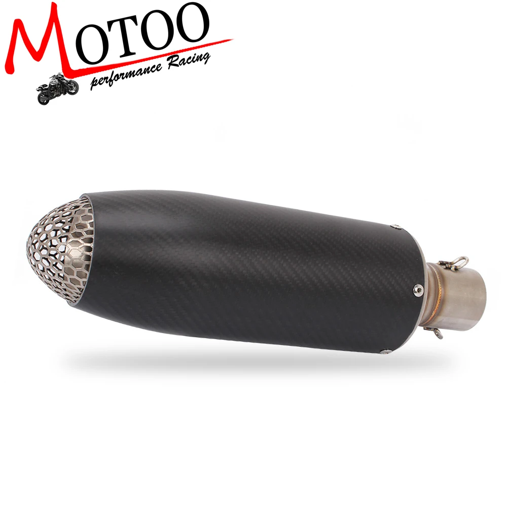 Motoo Universal 51mm Motorcycle Exhaust Muffler Pipe for ATV Super Cool