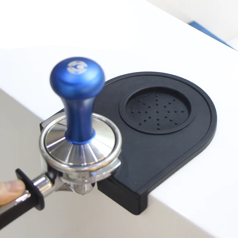 Coffee Tampers Mat 58mm Fluted Coffee Tampering Corner Mat Pad Tool Made For Baristas With Non-Slippery Food Safe Silicone Coffee Tampers Mat 58mm Fluted Coffee Tampering Corner Mat Pad Tool Made For Baristas With Non-Slippery Food Safe Silicone