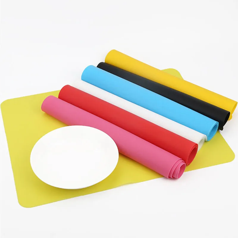 Random Color 1Pc Silicone Mats Baking Liner Silicone Oven Mat Heat