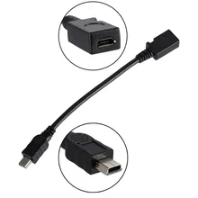 Etmakit USB 2,0 мини 5-контактный разъем Micro USB Кабель-адаптер 15 см NK-шопинг