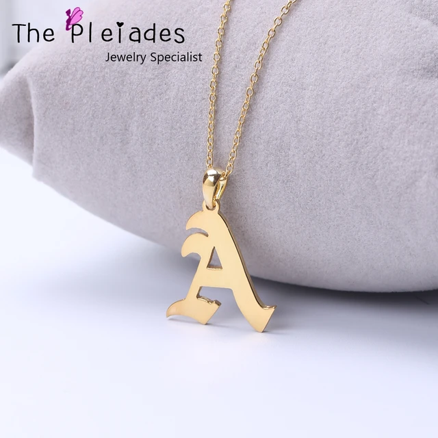 Single letter pendant deals