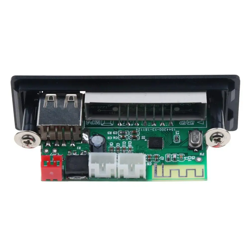 

Bluetooth MP3 WMA WAV DC 5V/12V Decoders MP3 Decoder Board Bluetooth Module Square Shell Decoding Board Module