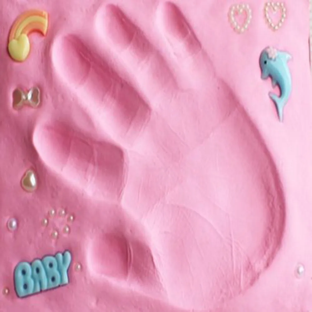 

Creative Baby Air Drying Soft Clay Handprint Footprint Imprint Casting Fingerprint Pottery & Ceramics Funny Tools A65