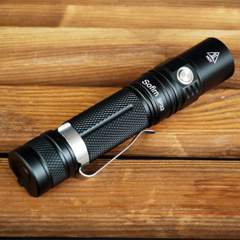 Портативный светодиодный фонарик Sofirn SP32 18650 Cree XPL2 лм с 6 режимами тактическая