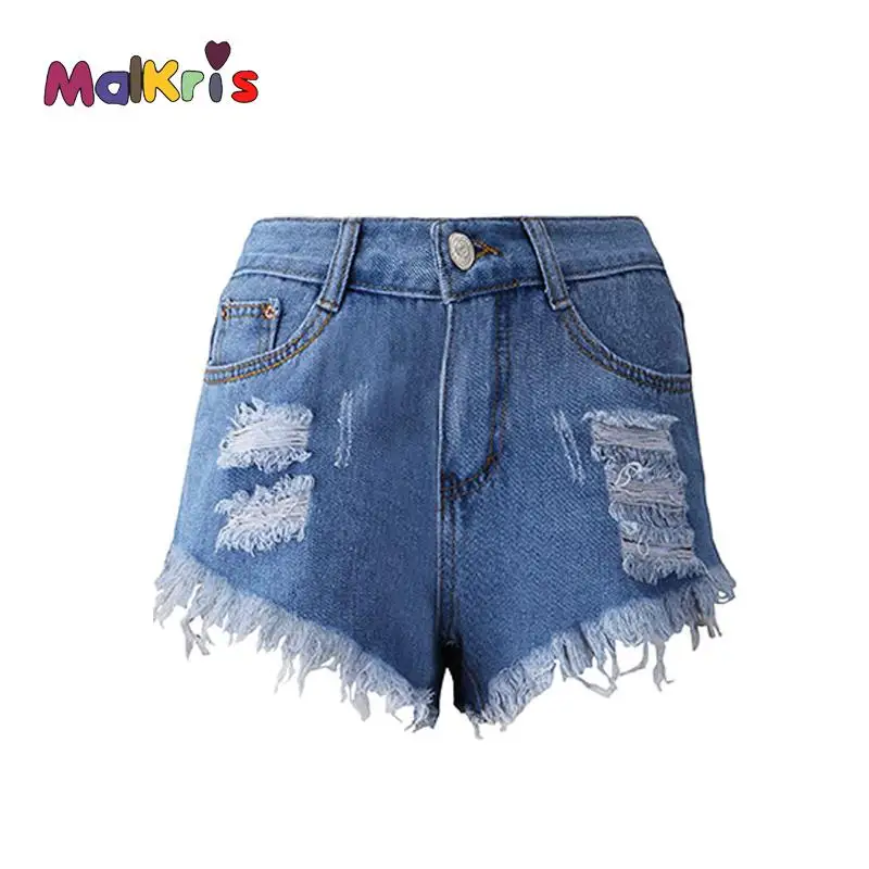 Oversized 2016 Summer Cheap Denim Shorts For Women Casual Woman Denim