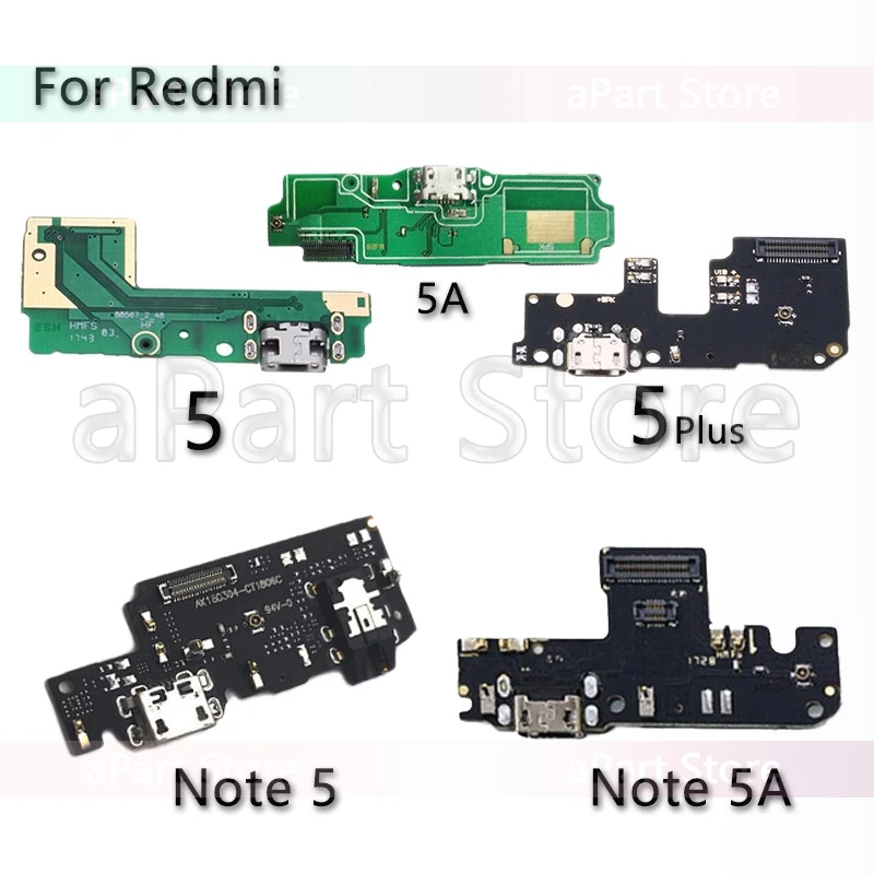 For Redmi  5  5A Plus PCB  USB Connector Port Board FPC Dock 