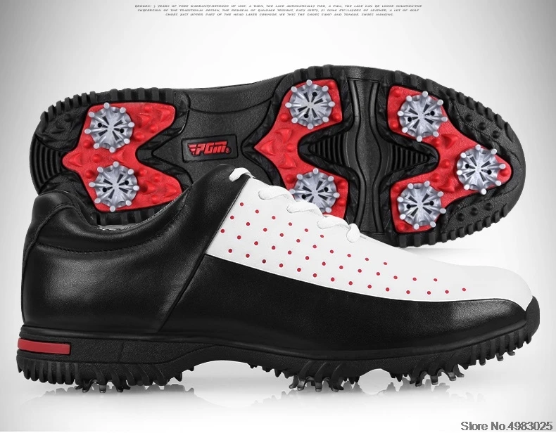 2020 pgm sapatos de golfe couro dos