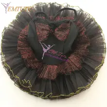 Дети костюм балетный купальник с пачкой, хлопок и лайкра детей изящное платье-пачка, для девочек Одежда для балета Детские костюмы для танцев