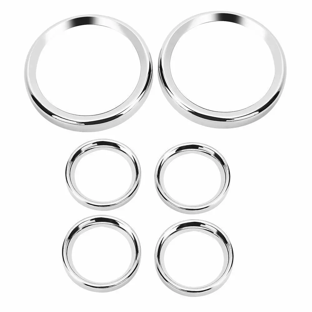 

Motorcycle Chrome Speedometer Gauges Bezels Covers For Harley Electra Glide FLTR FLHX 1986 - 2013
