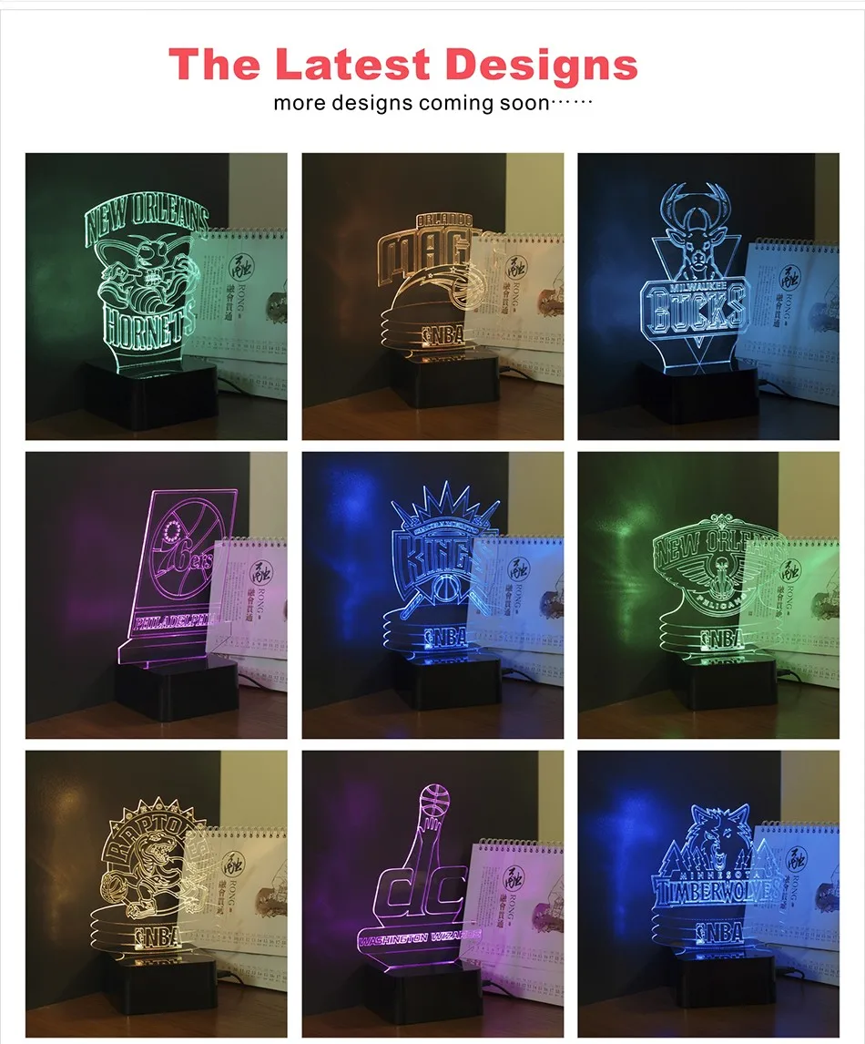 CNHIDEE Innovative Football 3D Night Lights for Russia cska Club Seven Colors RGB Led Touch Lamp as Creative Gifts Lampara USB (7)