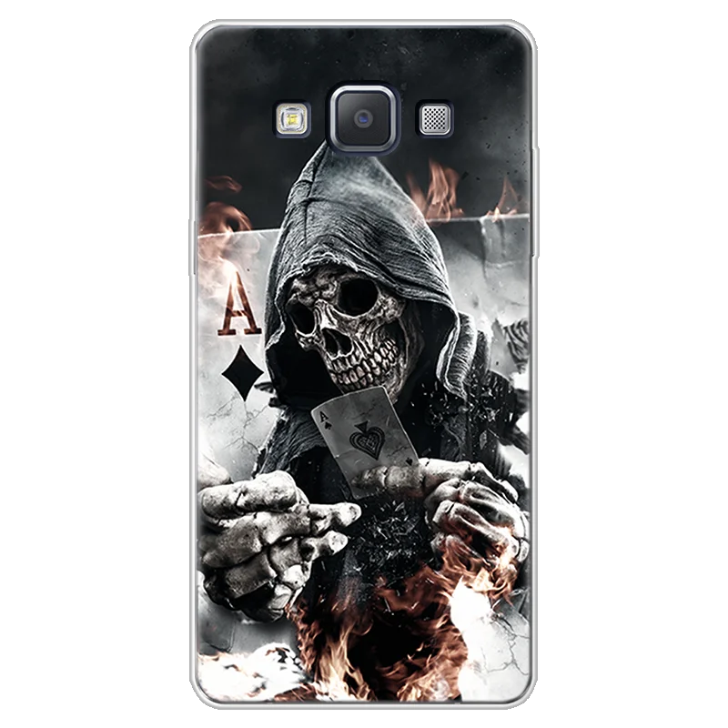 Розовый Мягкий силиконовый чехол для Samsung Galaxy A5 2015 A500 A5000 защитный с принтом