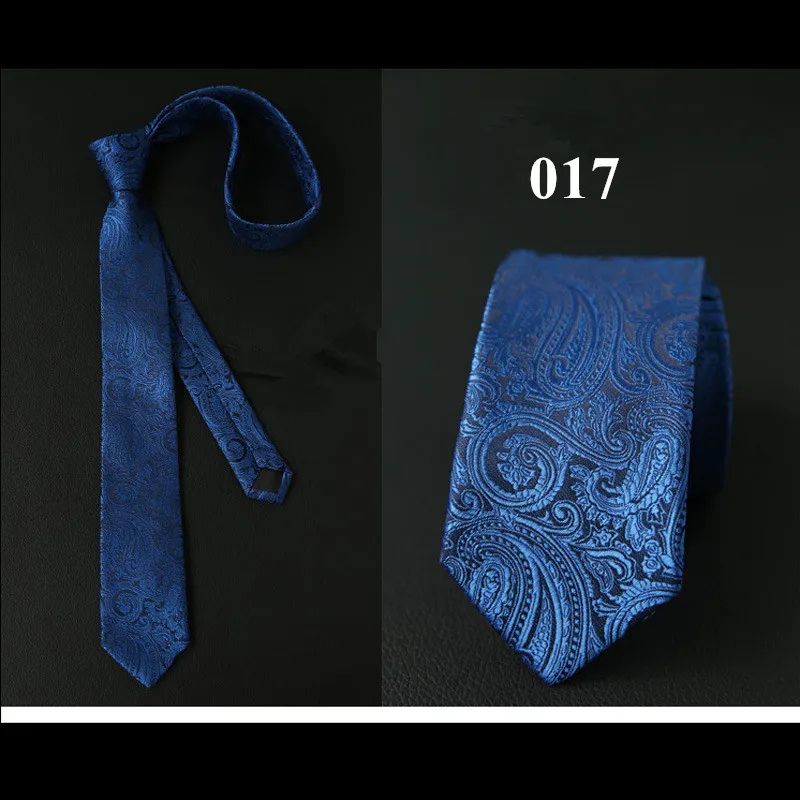 Горячая Распродажа 6 см галстуки для шеи для мужчин свадебные аксессуары Тонкие зеленый синий хаки модные галстуки мужские вечерние деловые официальные - Цвет: 017