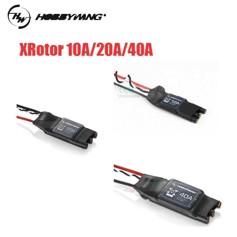 Hobbywing XRotor 2-6S Lipo 40A /20A /10A бесщеточный ESC без BEC Высокая частота обновления для