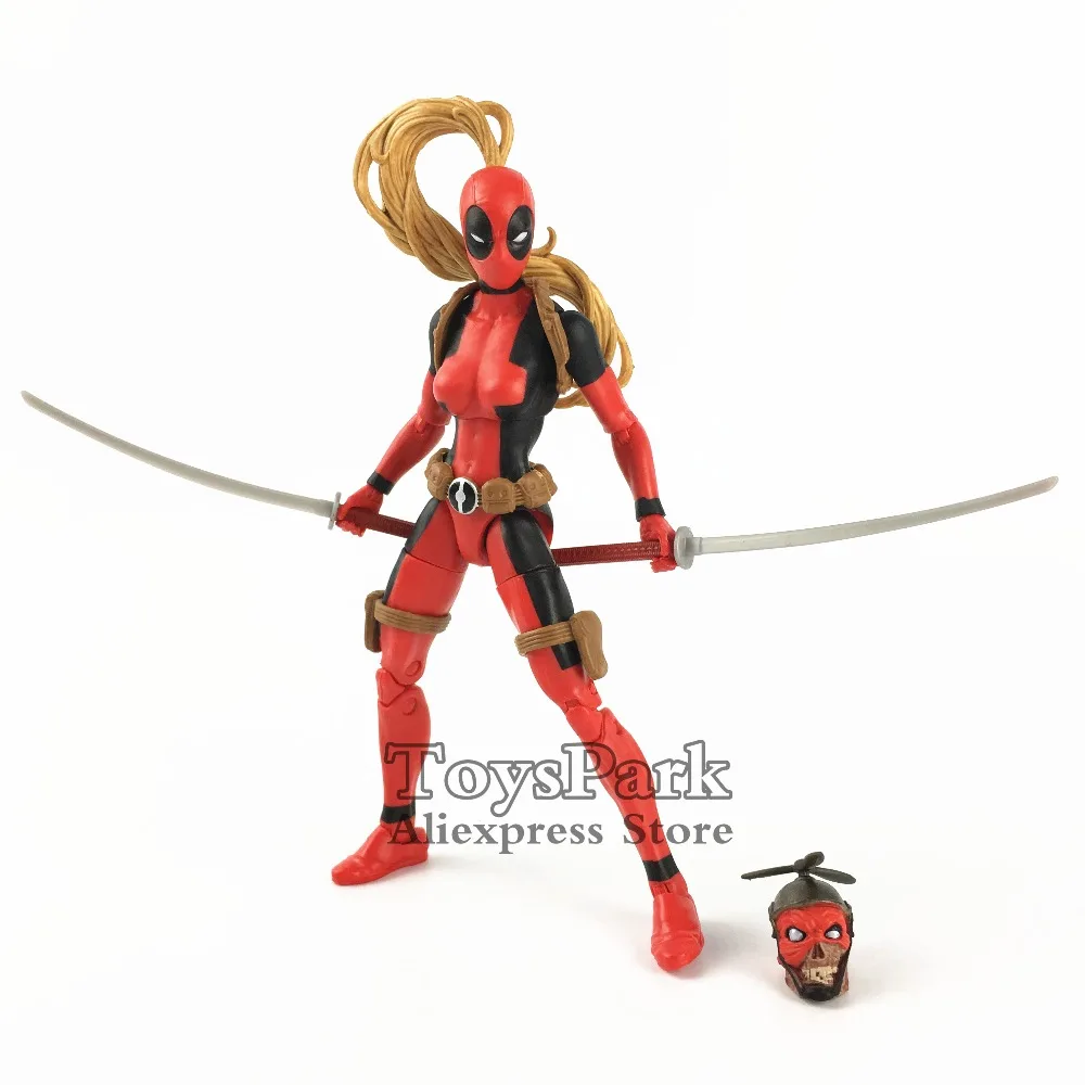 

2018 Marvel Legends 6" Deadpool Lady Headpool Action Figure From Sauron BAF Wave X Men Comic Doll Toy Collectible Original