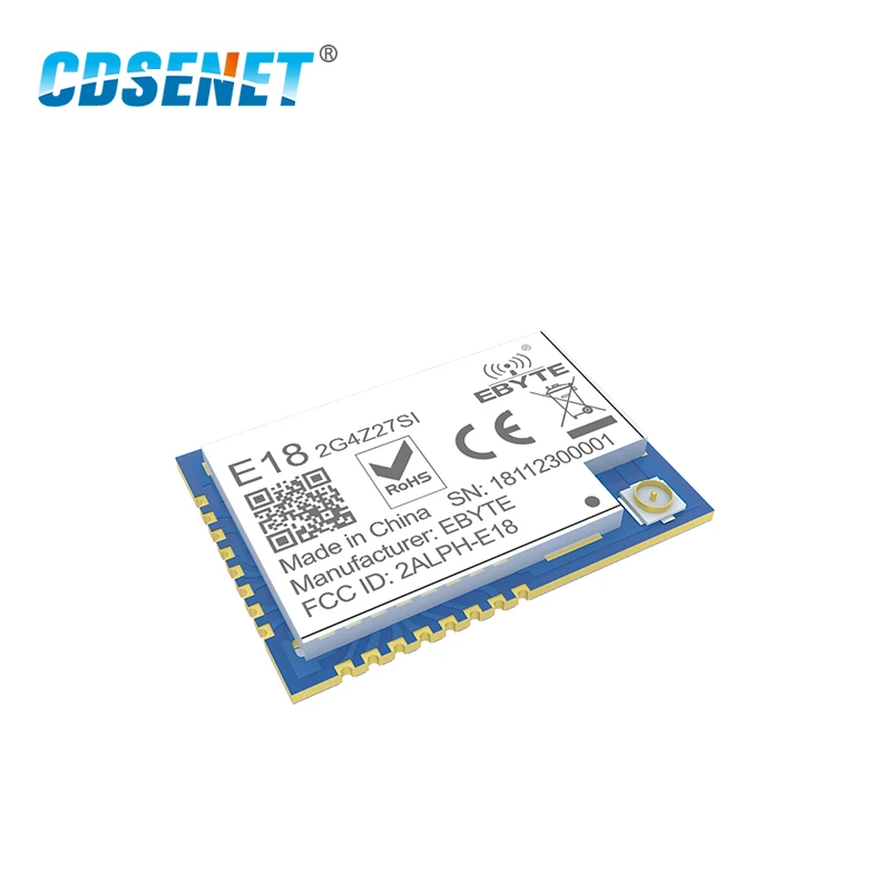 Zigbee сетчатая сеть CC2530 27dBm PA CC2592 E18-2G4Z27SI SMD IPEX Разъем IO порт 500 МВт дальний передатчик приемник