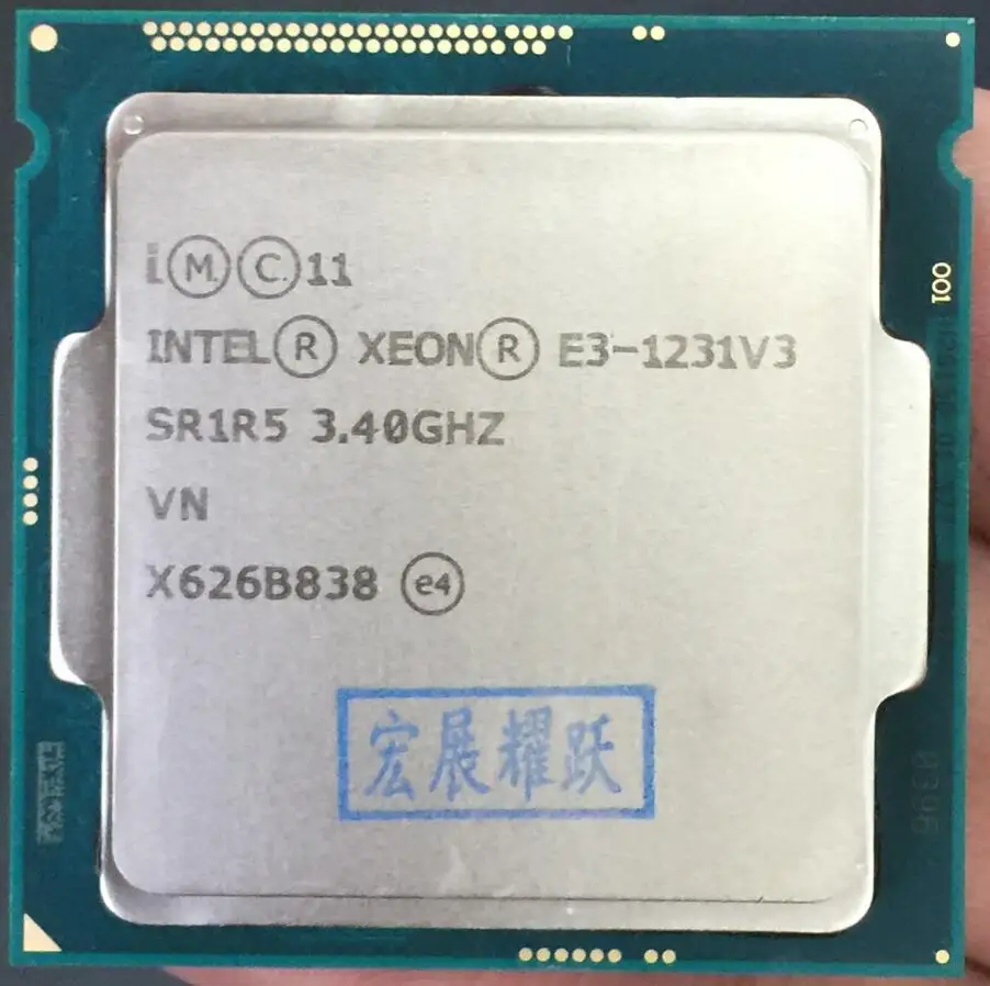 Процессор Intel Xeon E3-1231 V3 E3 1231 4 ядра LGA1150 100% рабочий процессор для настольного