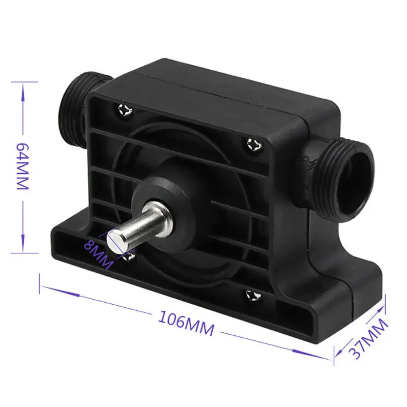 Портативный насос Мини электрическая дрель приводит большой поток насос поставляется Стандартный с двумя разъемами для сверлильных патронов