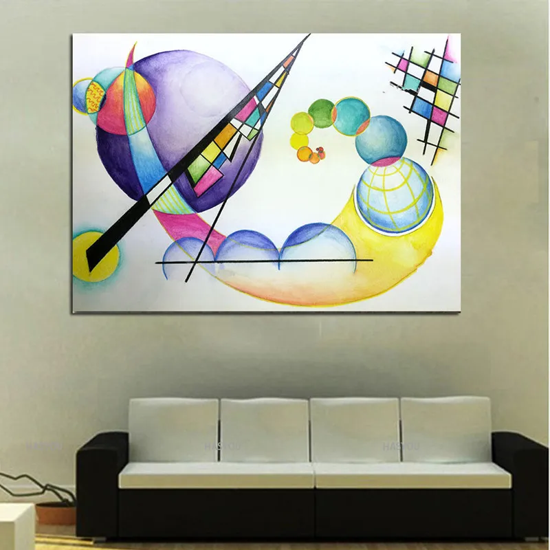 

Large Modern Home Decor Wall Art Hand-painted Abstract Geometric Oil Painting On Canvas High Quality Cartoon Paintings Pictures