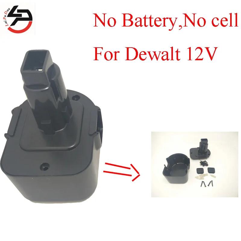 LPD 12 v Ni-MH ni-cd для Dewalt перезаряжаемый батарейный отсек пластиковый корпус(коробка без ячеек внутри
