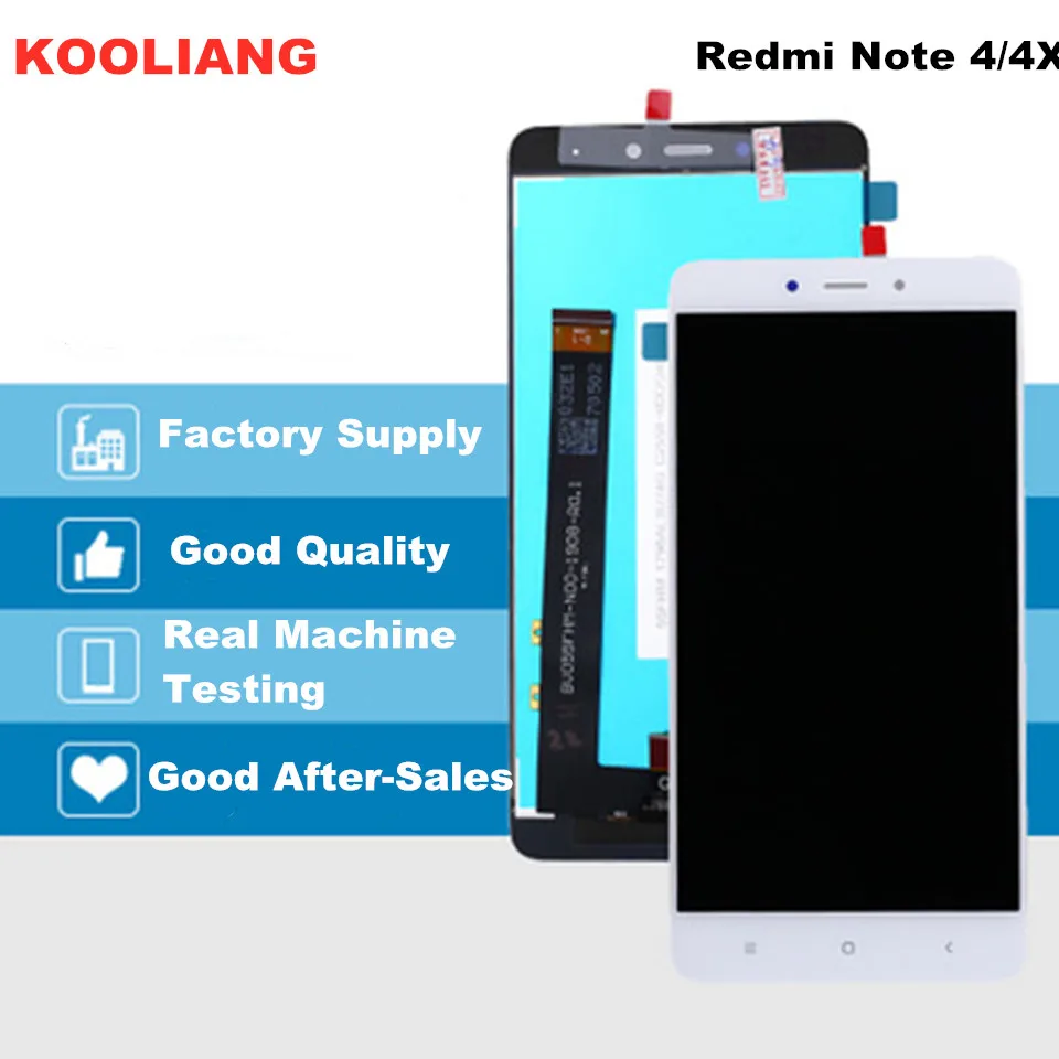 

5.5 inch Original Display For XIAOMI Redmi Note 4 LCD Touch Screen Digitizer with Frame LCD For Xiaomi Redmi Note 4x Display