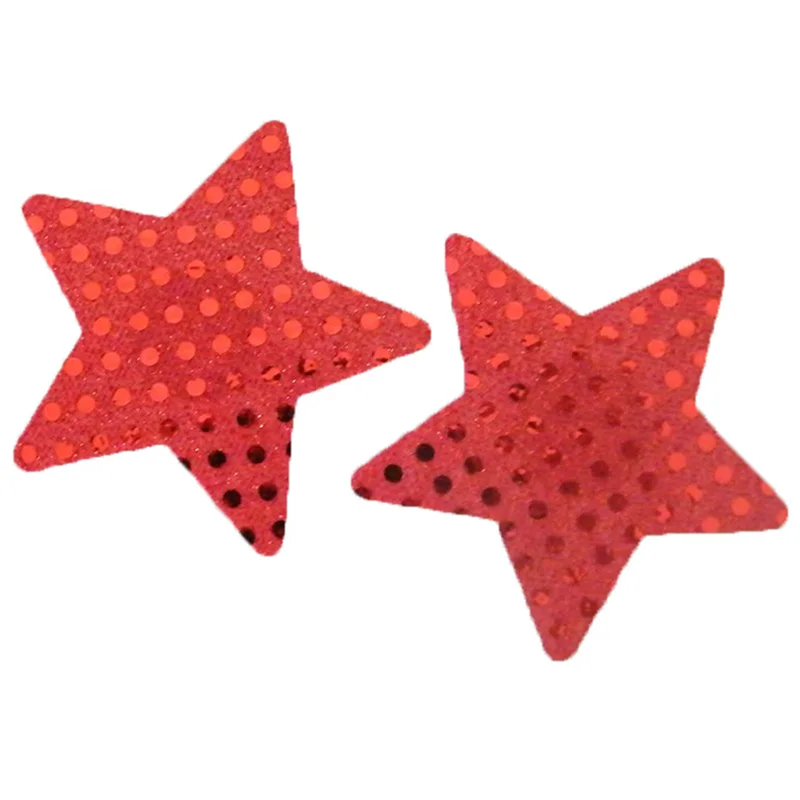 

Women Sexy Disposable Pasties Star Nipple Cover Charm Cubre Pezon Self Adhesive Breast Sticker Sequins Breast Boob Tape