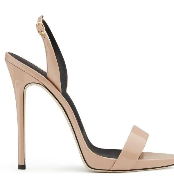 Boucles Métallique Hauts 2019 Pic Cheville Cuir De Sandales Pour Mujer Noir Chaussures Talons Nude En Mince Pic Femmes as Femme As Zapatos Gladiateur q00PCwE
